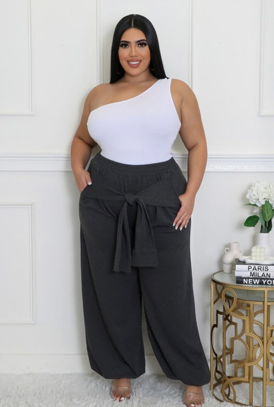 Let's Chill Plus Size Jogger Pants(Pre-Order WIll Ship 9/11/24)